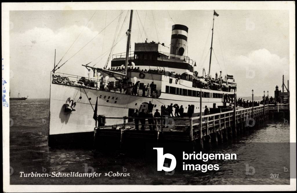 Turbines fast steamer Cobra, HAPAG Seebäderdienst