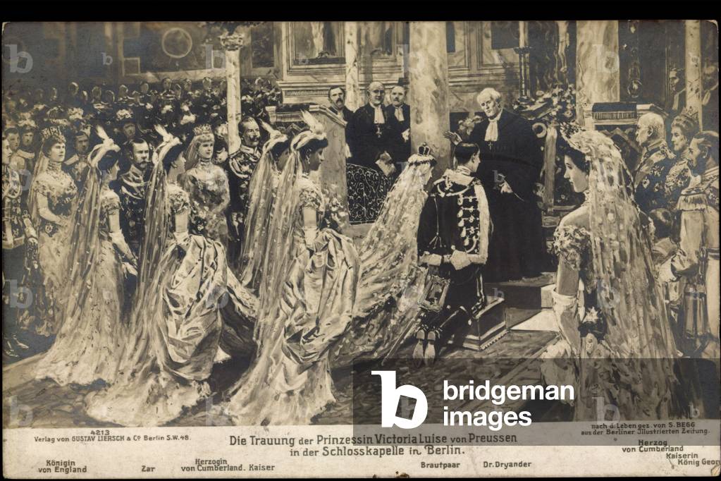 Wedding ceremony, Princess Victoria Luise, Castle Chapel
