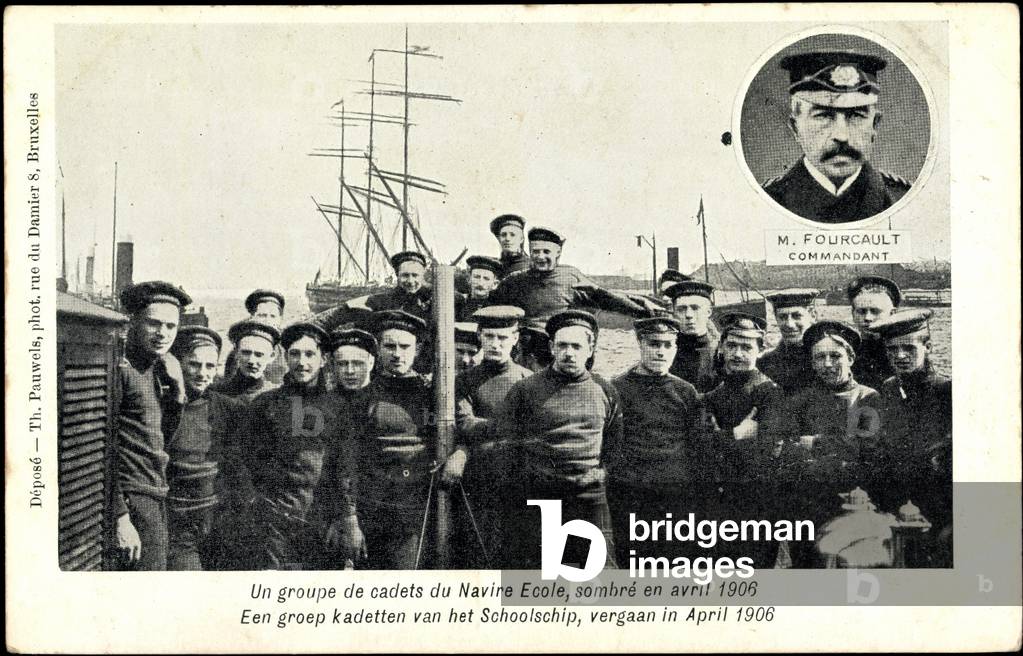A Group of Cadets of the Ship School, M.Fourcault, 1906