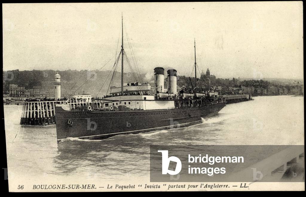 Boulogne sur Mer, Paquebot Invicta, Dampfschiff