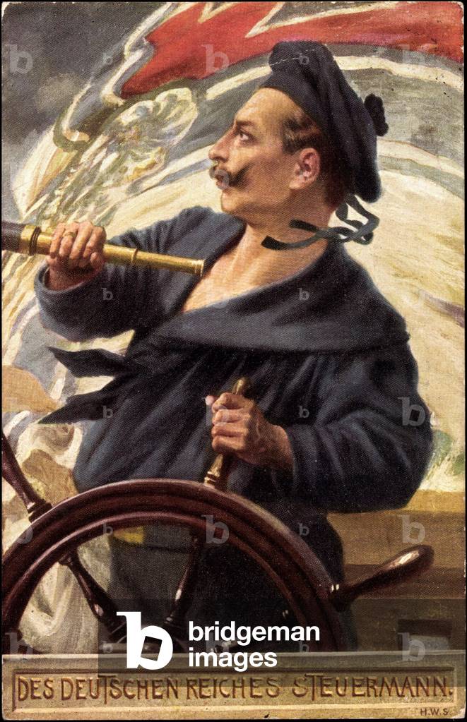 Artist Schmidt H.W., helmsman Kaiser Wilhelm