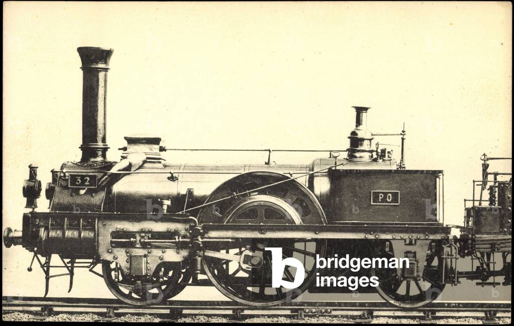 Railways, France, Steam locomotive, PO, No 32