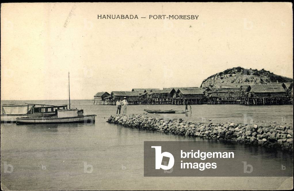 Port Moresby Hanuabada Papua Neu Guinea, Häuser