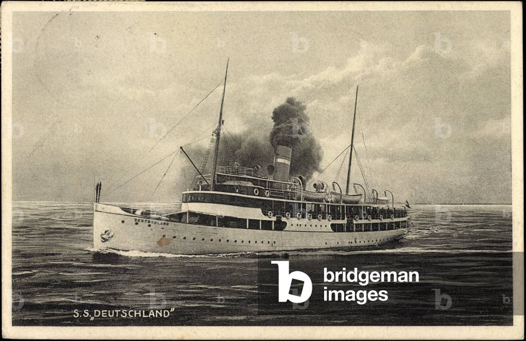 S S Germany in motion, Hamburg America Line
