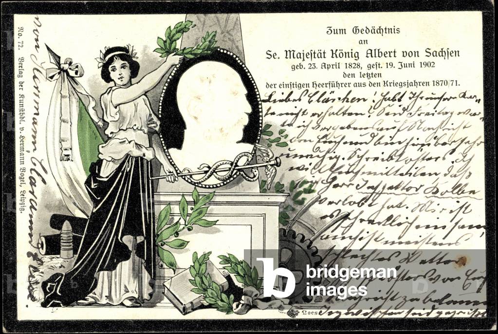 Mint Majesty King Albert of Saxony, Memory