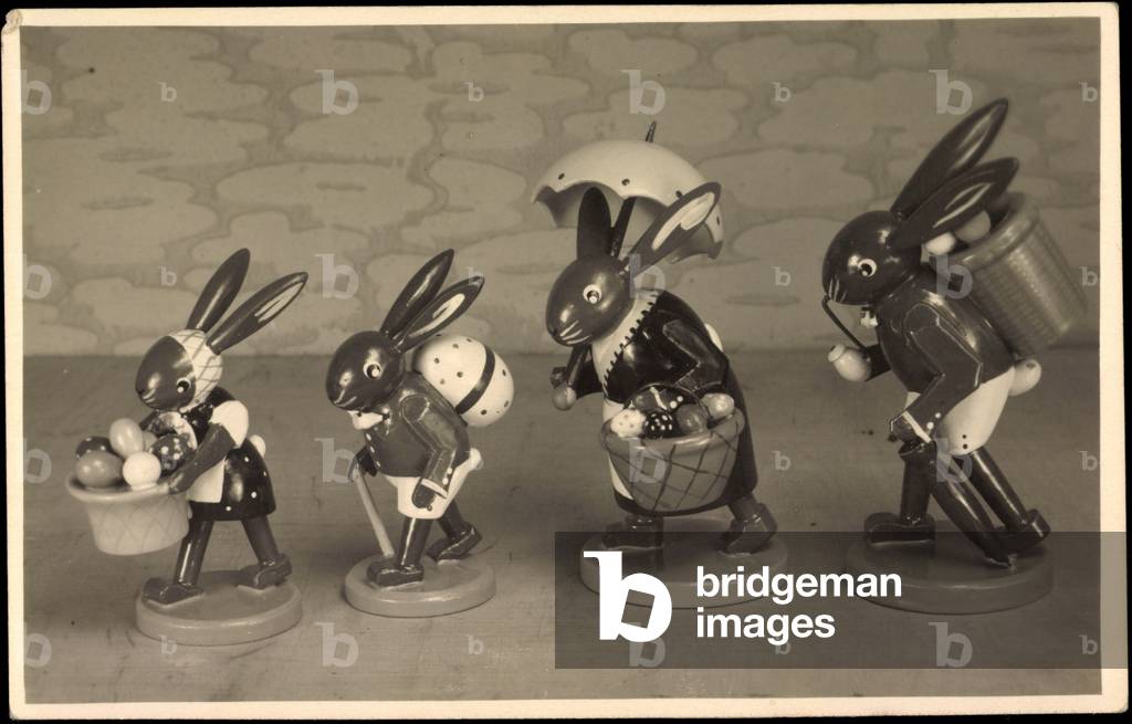 Easter greetings card (litho)