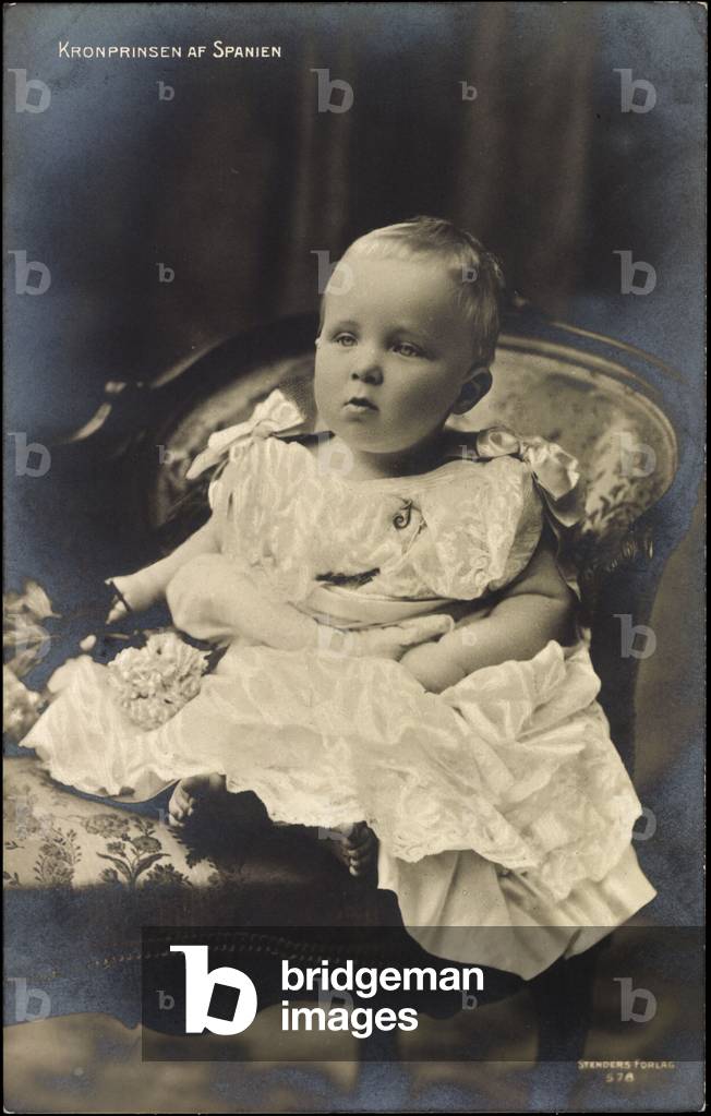 Crown Princess of Spain as a little baby
