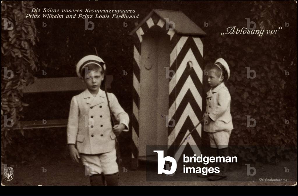 The sons of the Crown Prince Couple, Customs House, NPG 4778