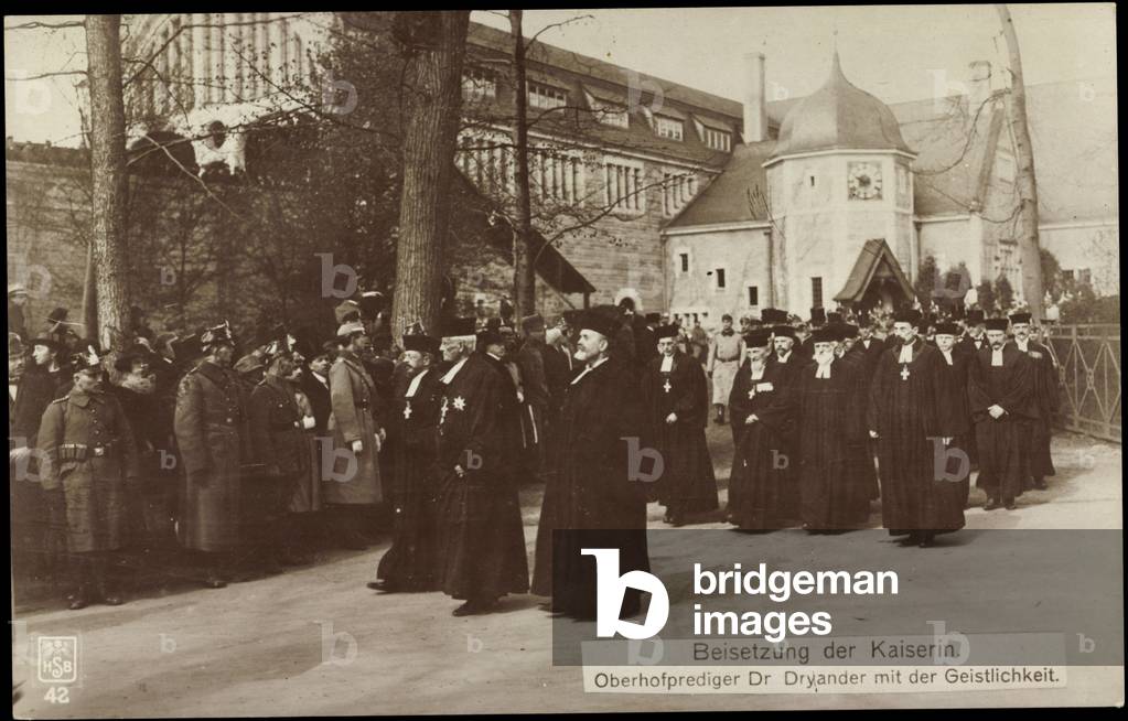 Burial of Empress Aug. Vict., Dr Dryander