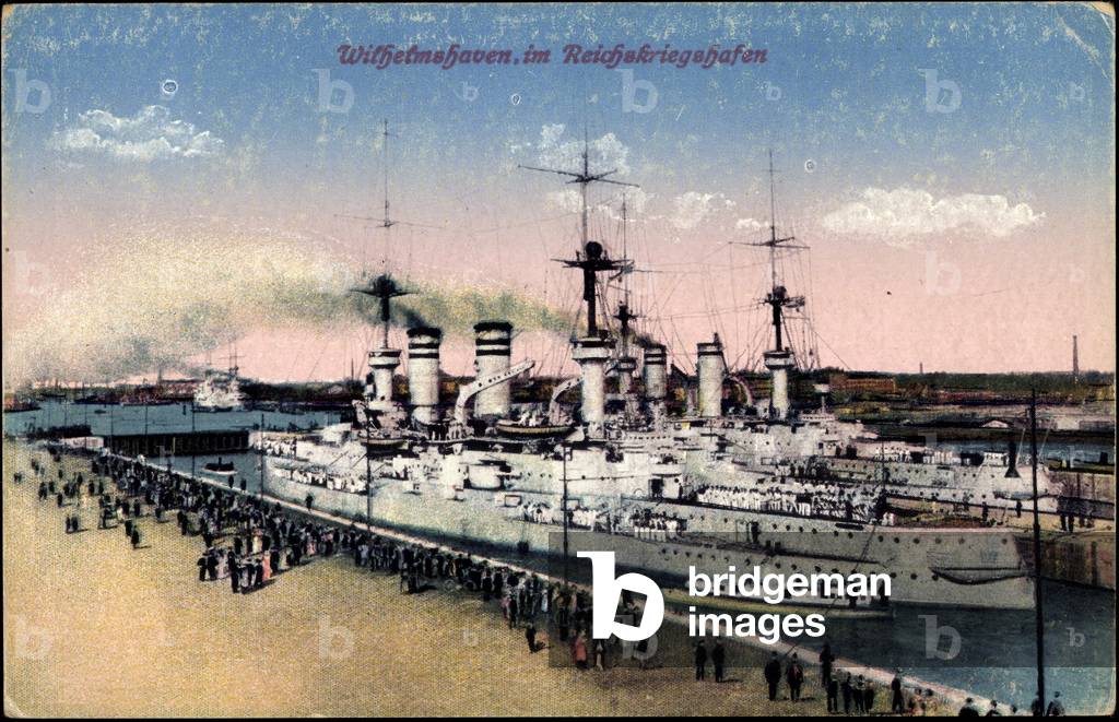 Wilhelmshaven, Imperial War Harbour, Warships