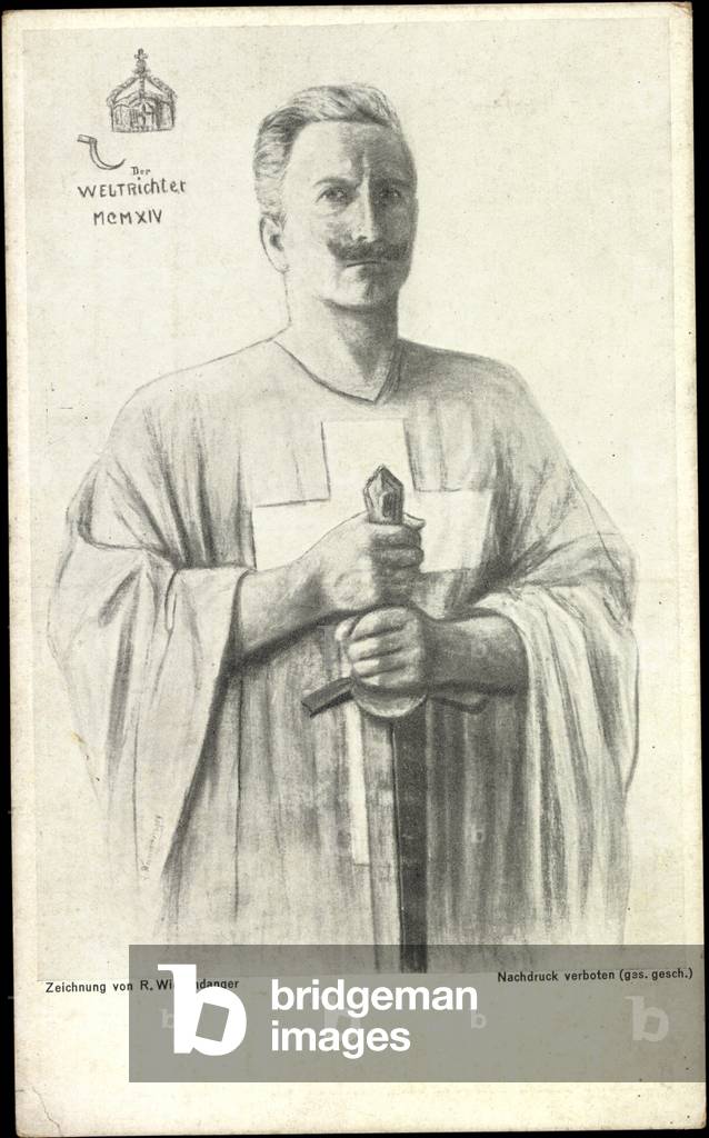 Artist Wiesendanger, R., World Trichter, Wilhelm II