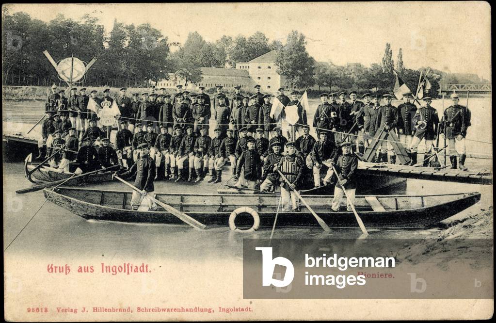Ingolstadt Bayern, pioneers, water, boat