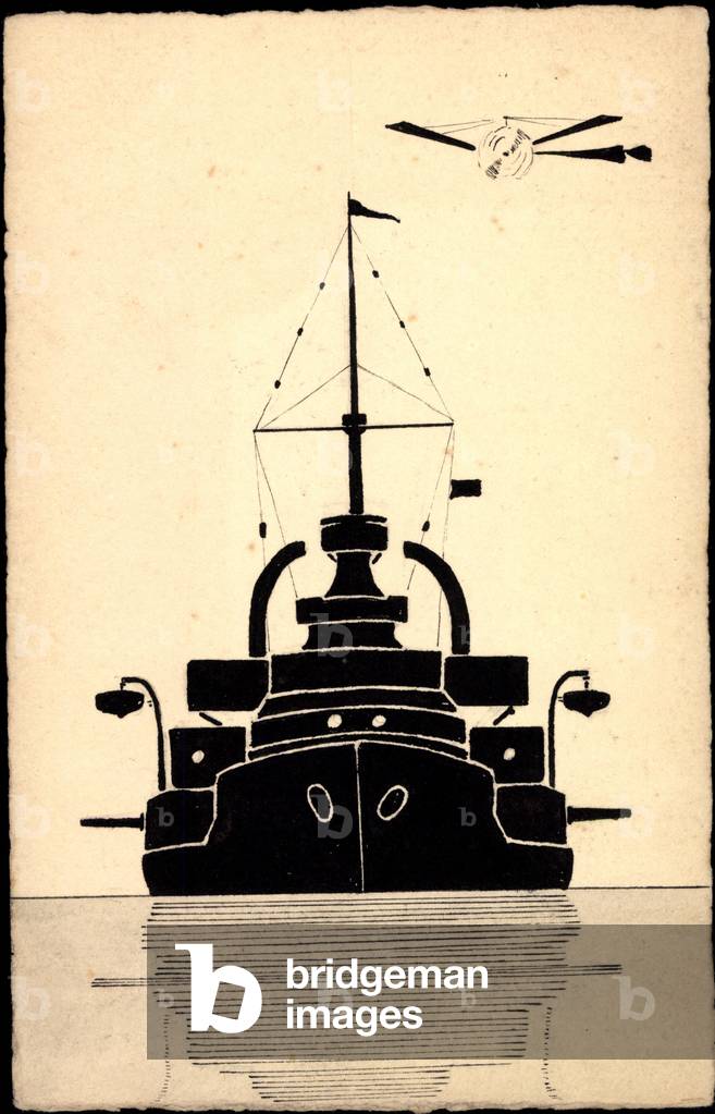 Scissor cutting, ship, plane, monoplan
