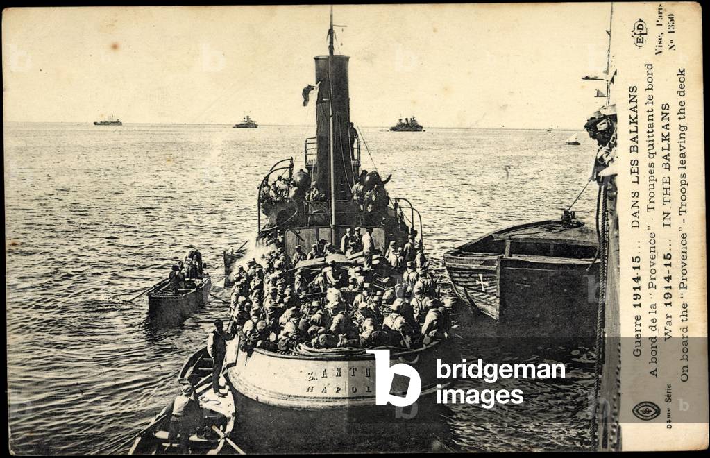La Provence, SGTM, Balkans, War 1915, Troops