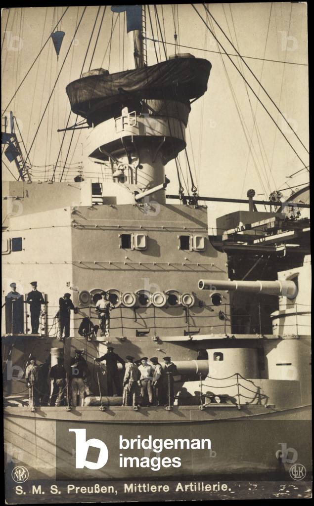 Warship S. M. S. Prussia, Middle Artillery