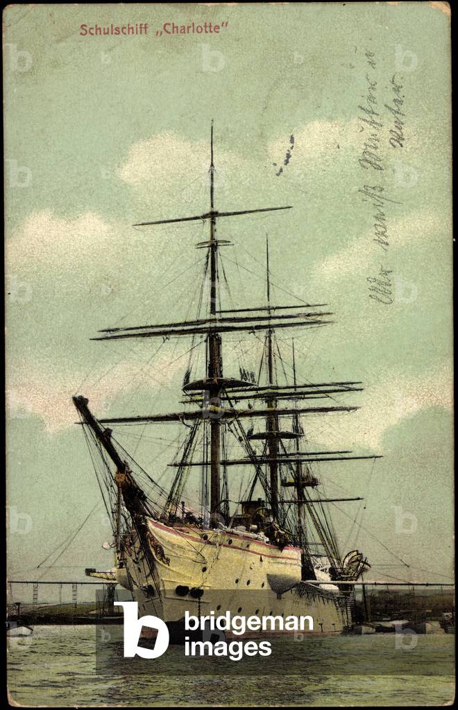 School ship Charlotte, sailing ship, three master