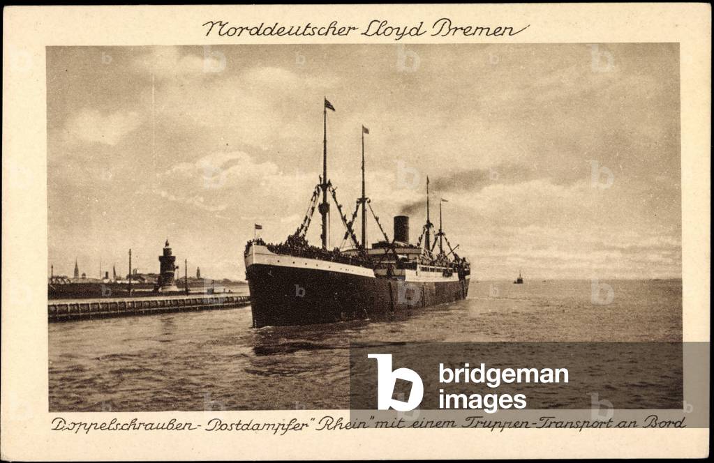 Poststeamer Rhein, North German Lloyd Bremen