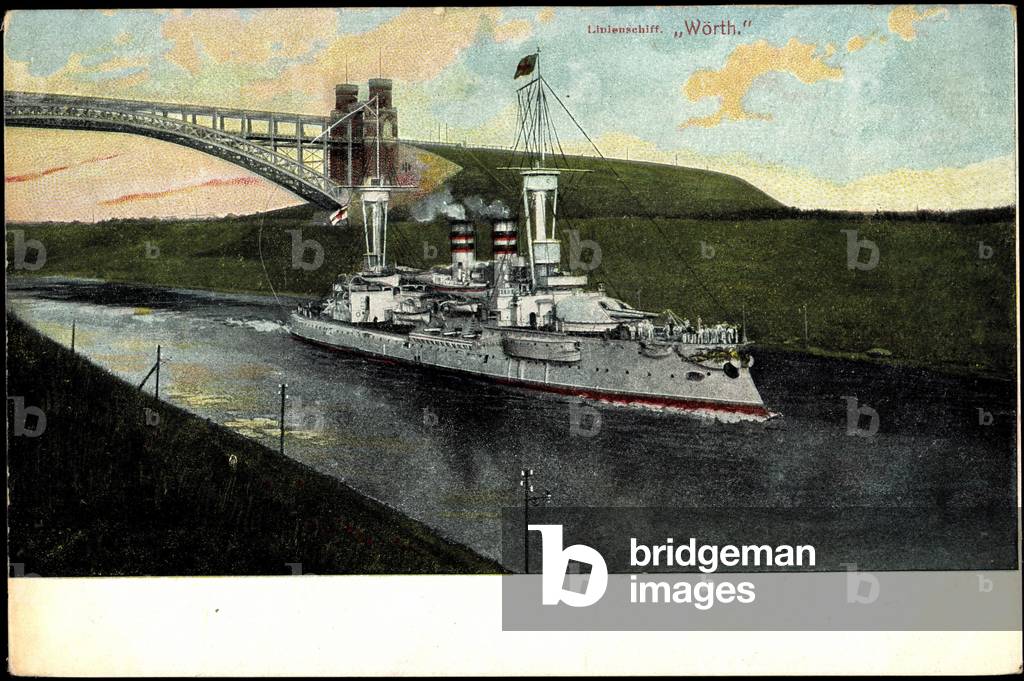 Lineeship Wörth, German warship, bridge