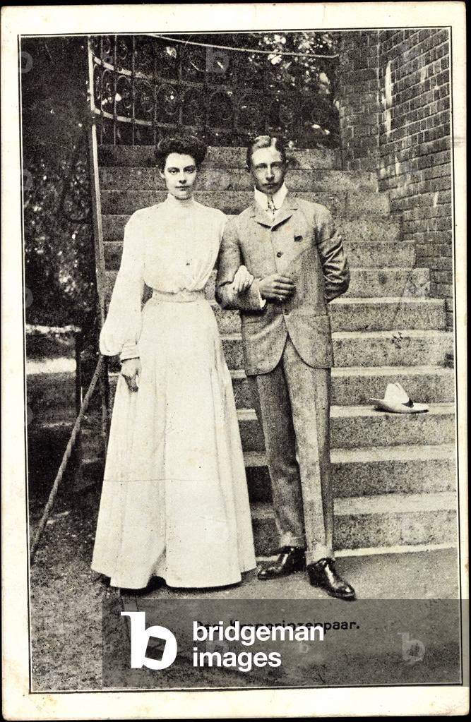 Crown Prince William of Prussia with Princess Cecilie