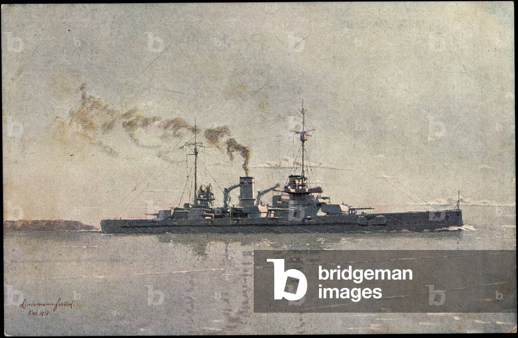 Artist Lindemann, S.M.S. Nassau, Warship