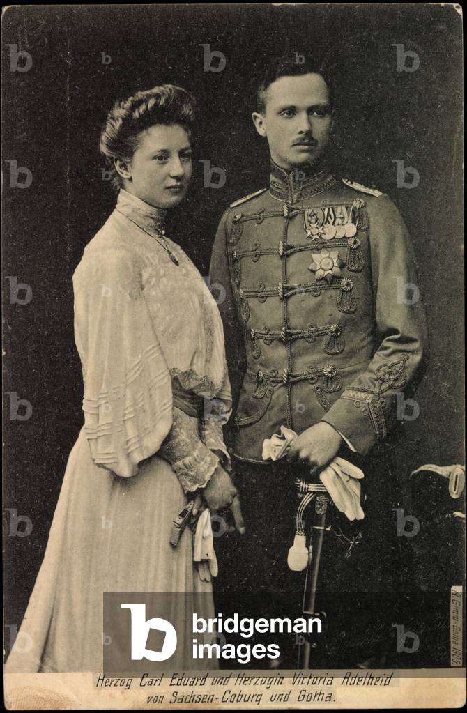 Duke Carl Eduard, Victoria Adelheid, Saxony Coburg
