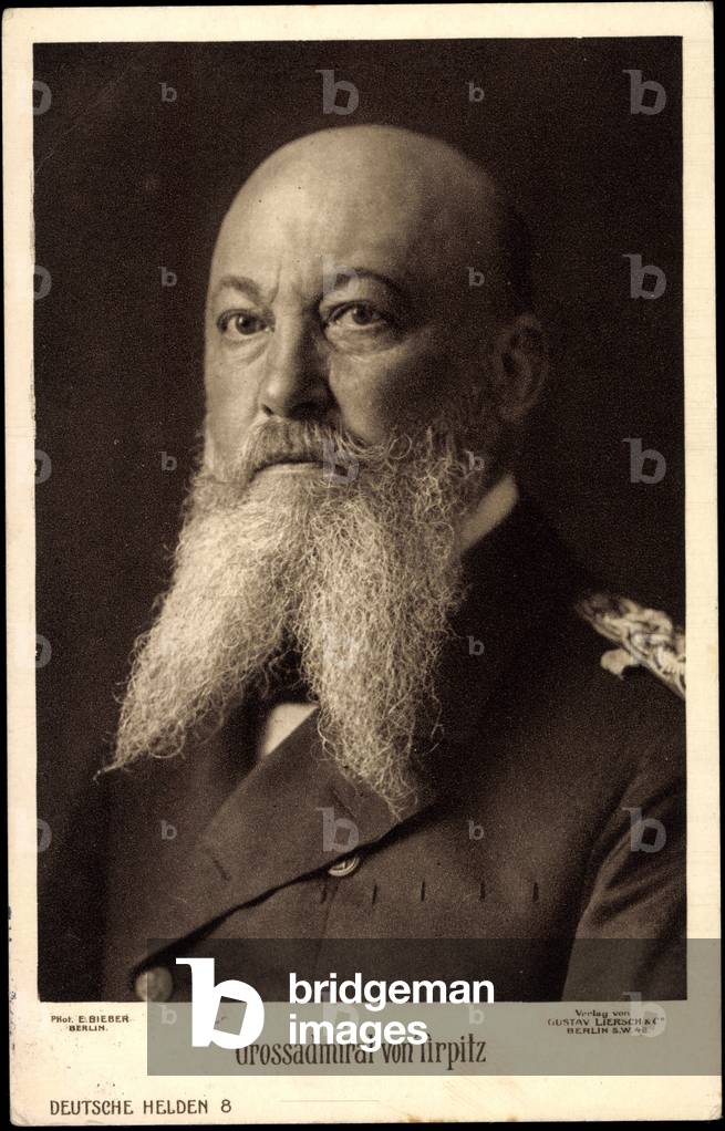 Grand Admiral Alfred von Tirpitz, Portrait, Liersch
