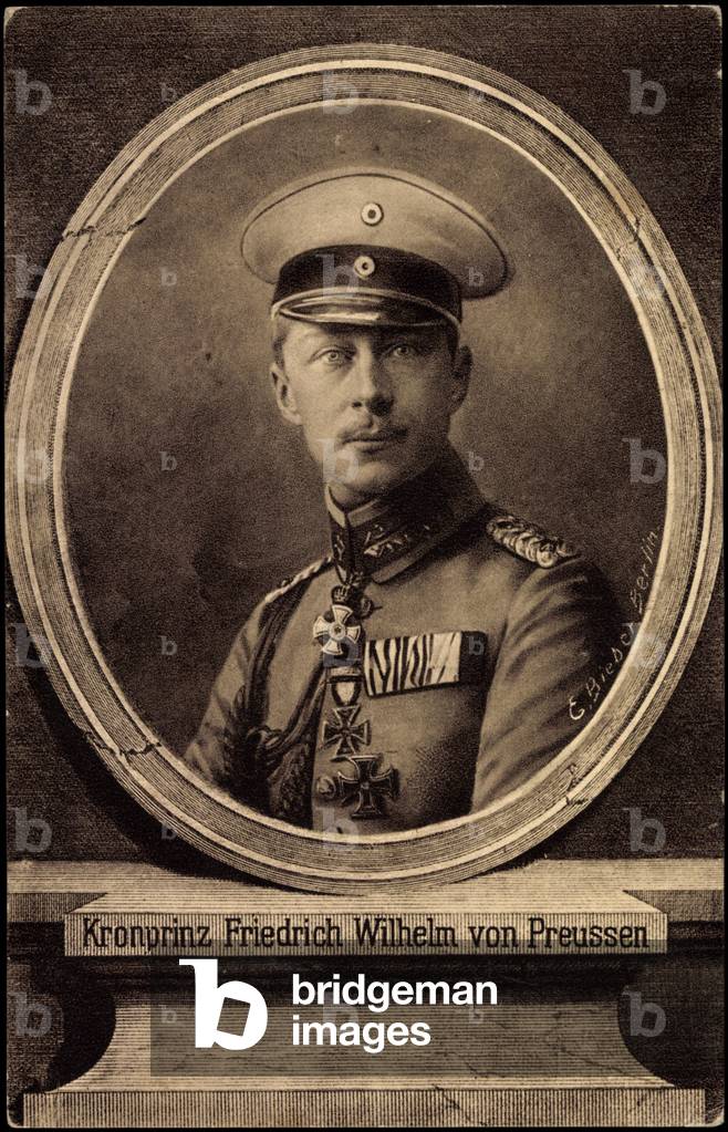 Artist Bieber, E., Crown Prince Friedrich Wilhelm