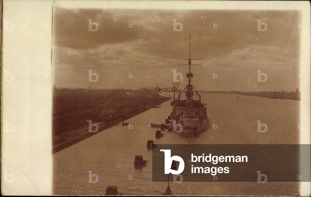 Photo German Warship, S.M.S Mecklenburg