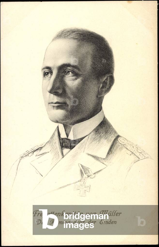 Artist Fregattencaptain von Müller, commander