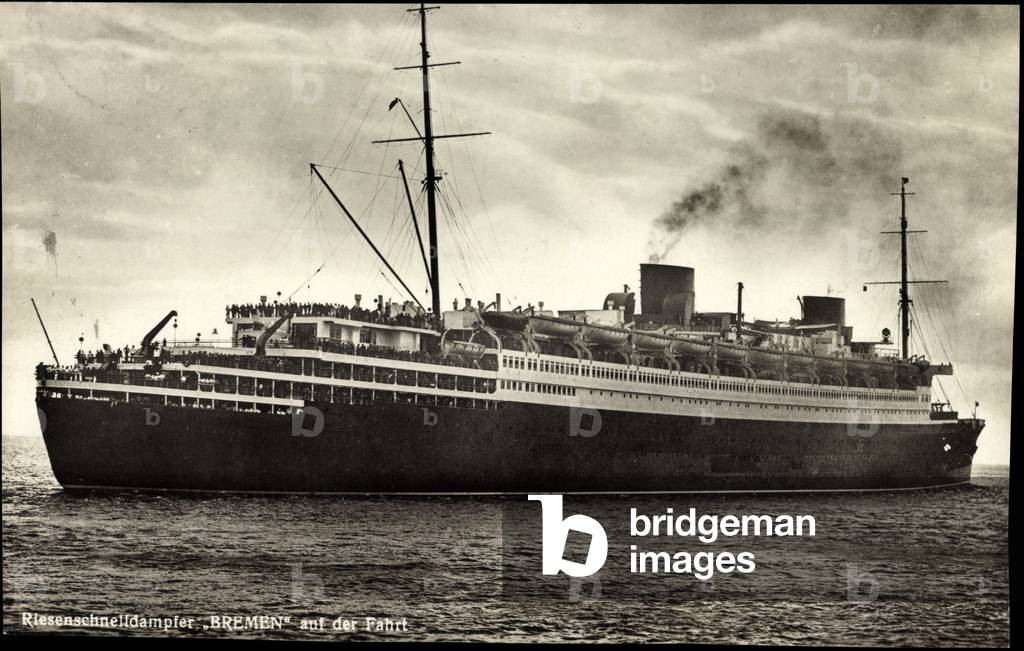 Giant fast steamer Bremen, Nordd. Lloyd Bremen