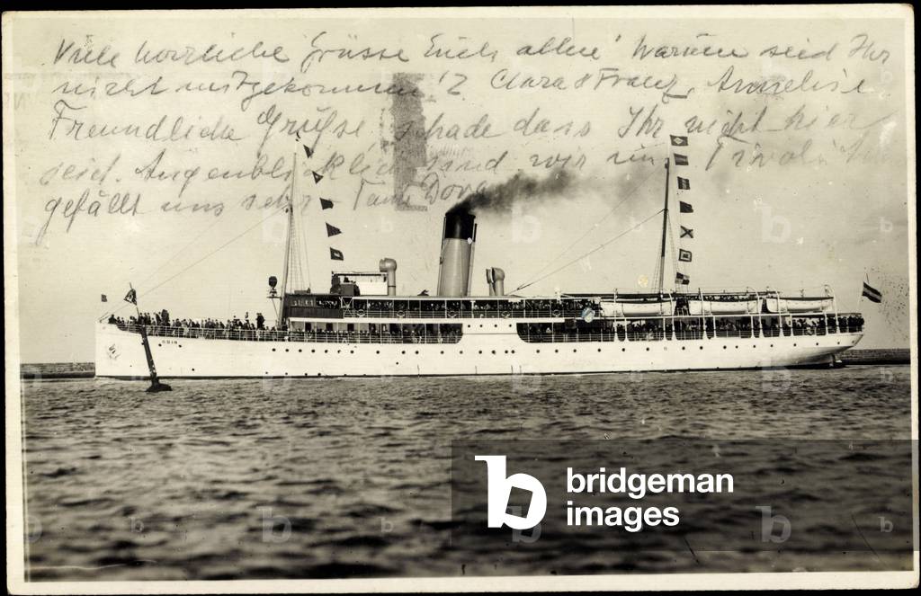 DFDS Seaways, fast steamer Odin in motion