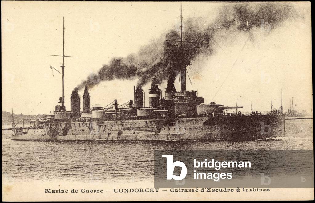 French warship Condorcet, Cuirassé