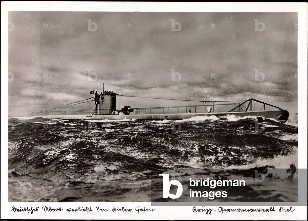 German submarine trout of Germania Shipyard