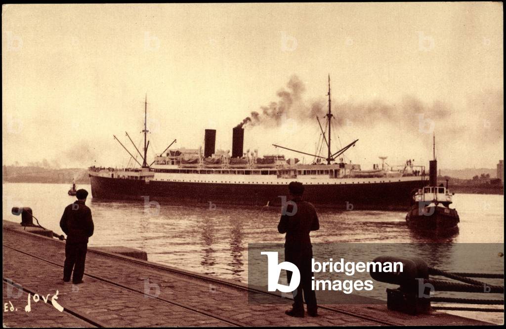 French Line, CGT, Dampfschiff Marrech, Bordeaux