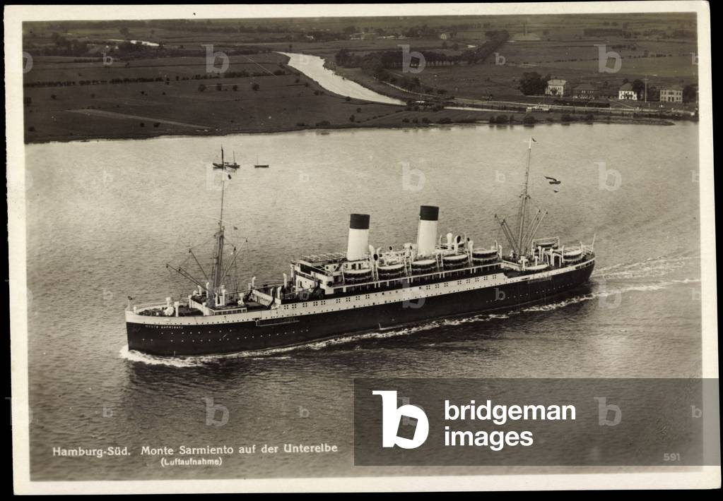 HSDG, Monte Sarmiento, Lower Elbe, steamship