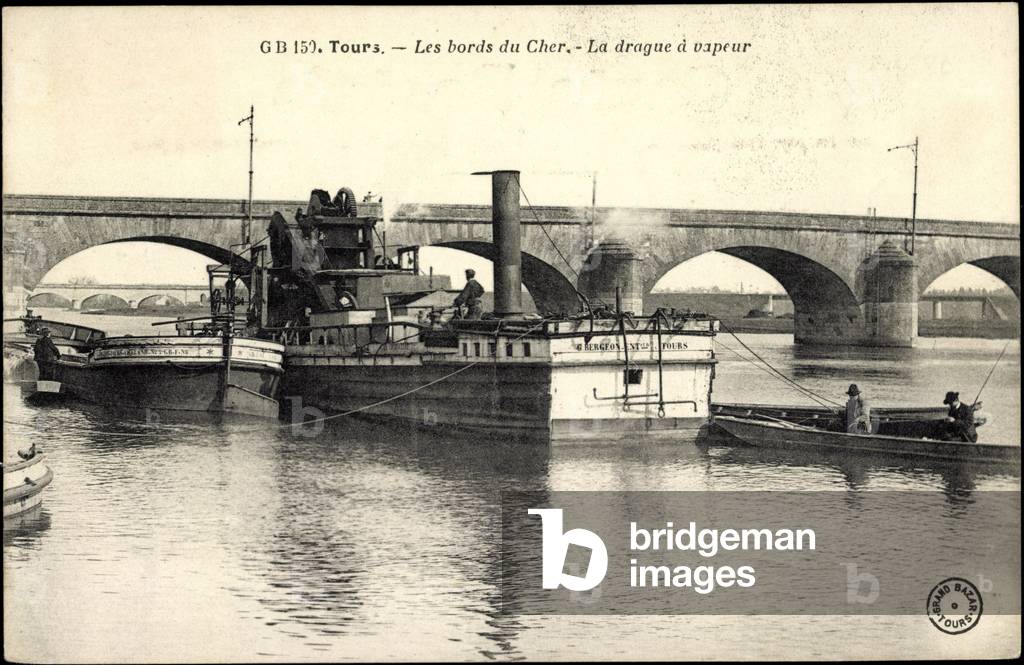 Tours Indre et Loire, Bords du Cher, G. Bergeon