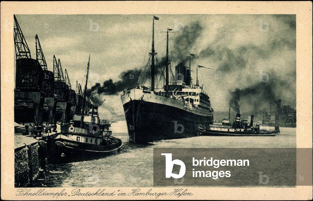 Port of Hamburg, HAPAG, Rapid steamer Germany