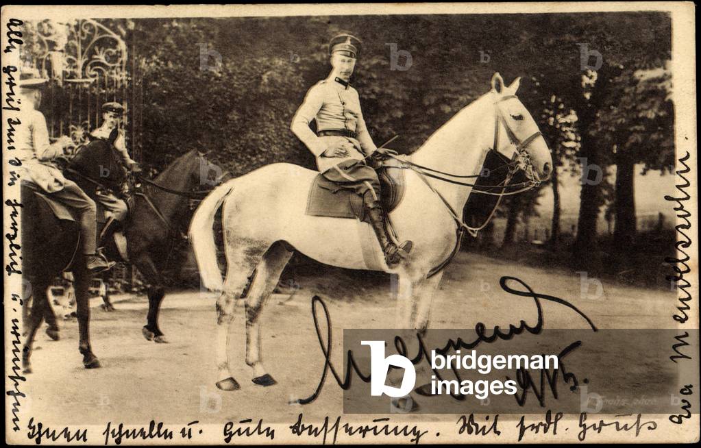 Crown Prince Frederick William of Prussia on Horseback