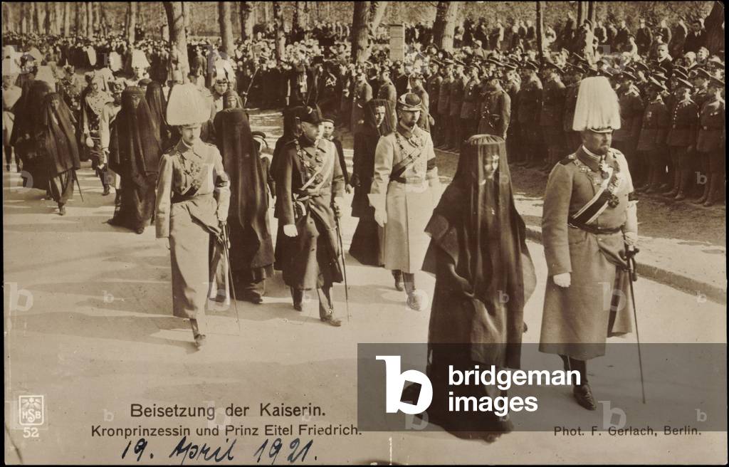 Burial of the Empress, Prince Eitel Friedrich