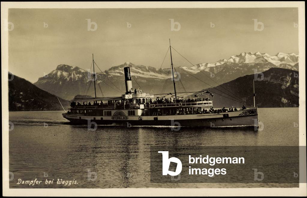Steamer Unterwalden on Lake Lucerne