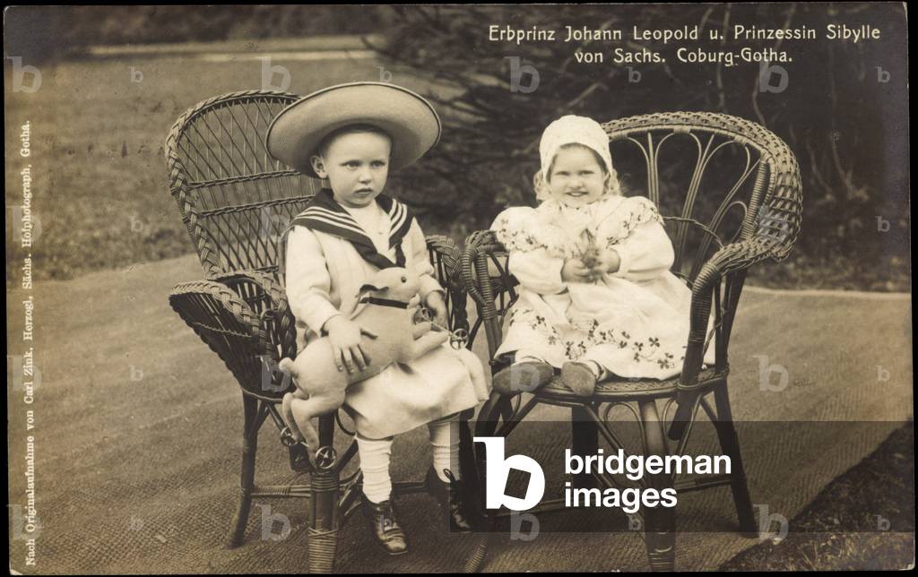Hereditary Prince Johann Leopold, Princess Sibylle, Coburg