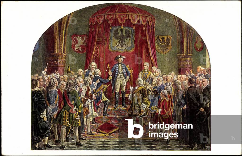 Artist Camphausen W., Friedrich the Gr., Silesia