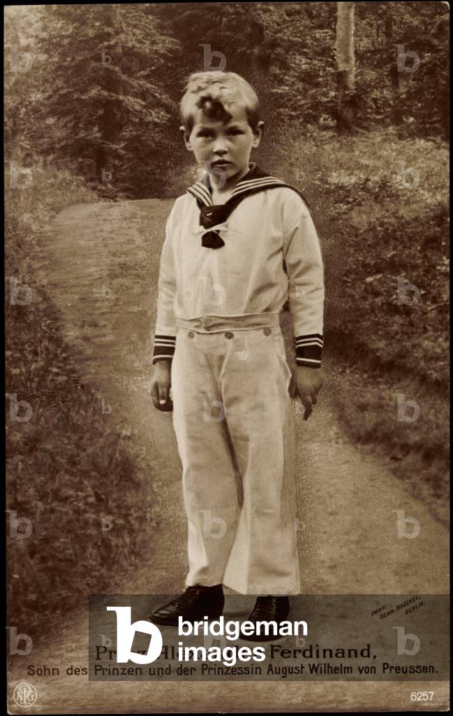 Prince Alexander Ferdinand, Prussia, sailor suit, NPG