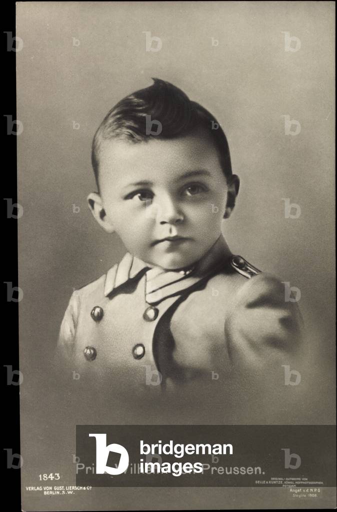 Prince William of Prussia in uniform, Liersch 1843