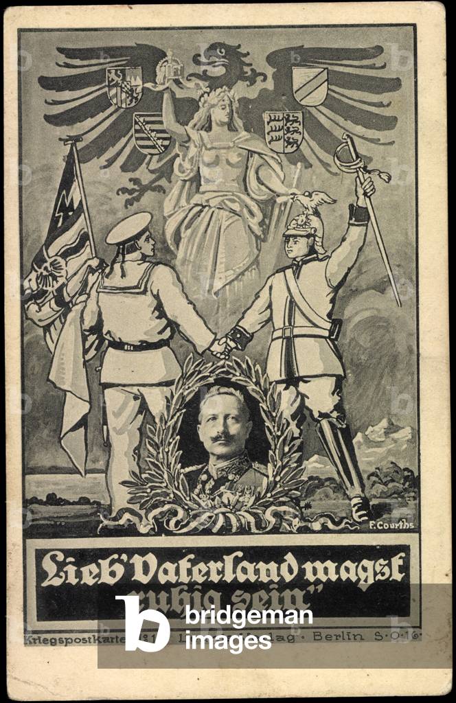 Artist Kaiser Wilhelm II, Lieb Fatherland likes...