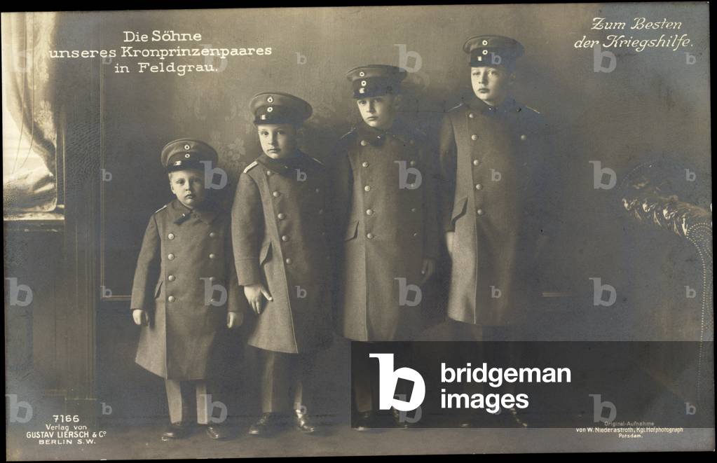 Sons of the Crown Prince Couple, Feldgrau, Liersch 7166
