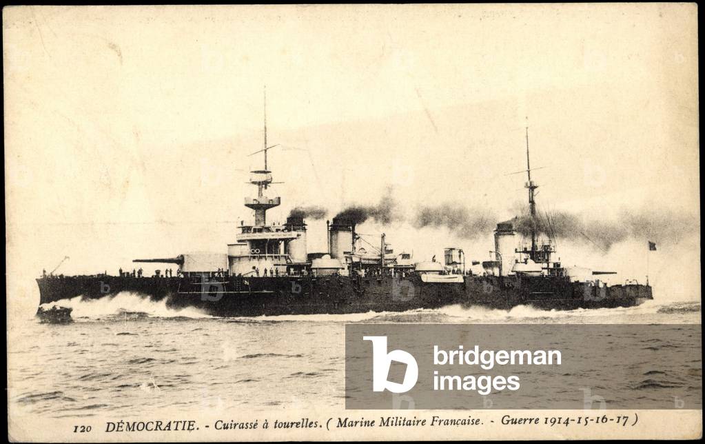 French warship Démocratie, Cuirassé