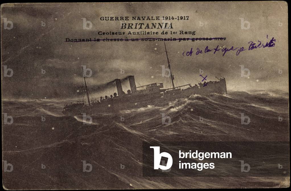 French warship Britannia, Croiseur Aux.