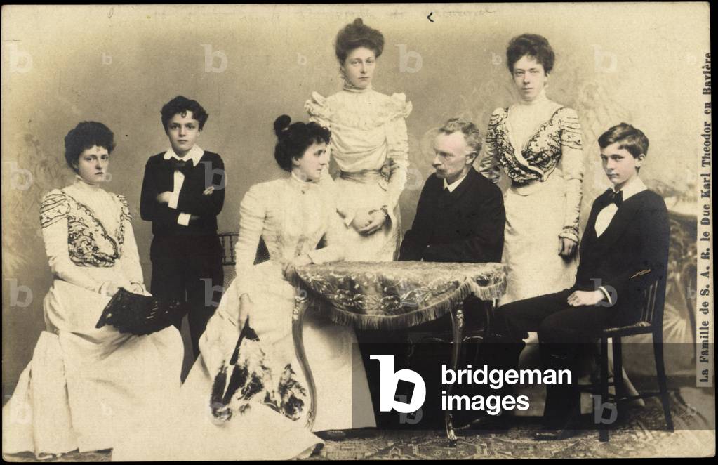 Duke Charles Theodor of Bavaria with family