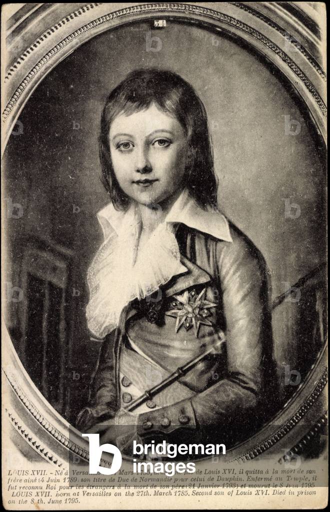 Portrait Dauphine Louis XVII.